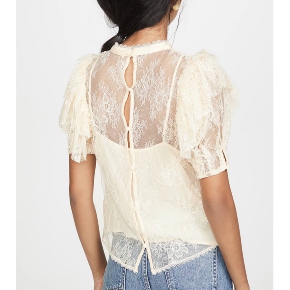 NWT Free People Secret Admirer Lace Top & Camisole - Picture 8 of 10